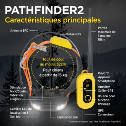 Dogtra Pathfinder 2 elektronikus kiképző nyakörv GPS-szel
